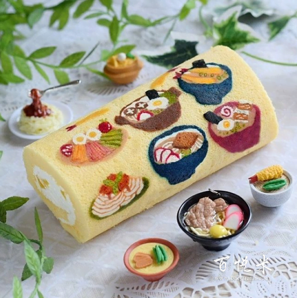 日本小姐姐做的奶油蛋糕卷,個個都像藝術(shù)品,美到不忍下口哇